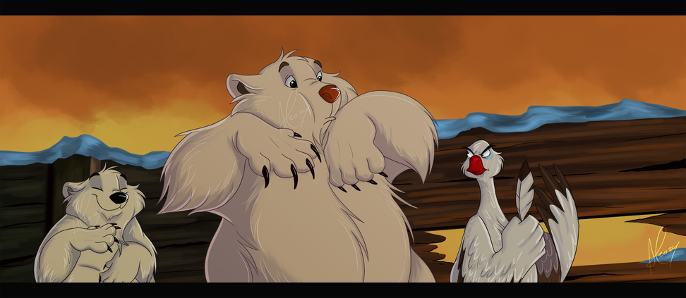 Screencap redraw from Universal&#39;s &quot;Balto.&quot; (1995) I own nothing in this piece except for the artwork, all characters (c) Universal.